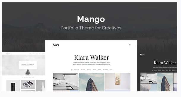 Mango - Creatives Portfolio WordPress Theme