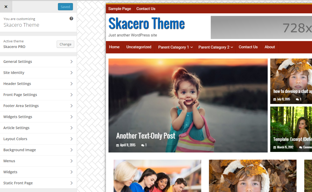 Skacero Lite How to set up Skacero Lite WordPress Blog Theme