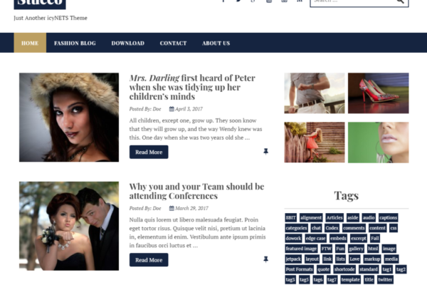Stucco – Mobile Responsive Free WordPress Blog Theme