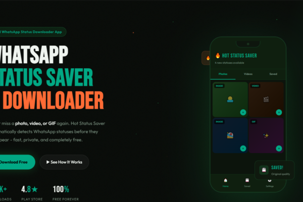 Hot Status Saver - Best Free WhatsApp Status Downloader for Android